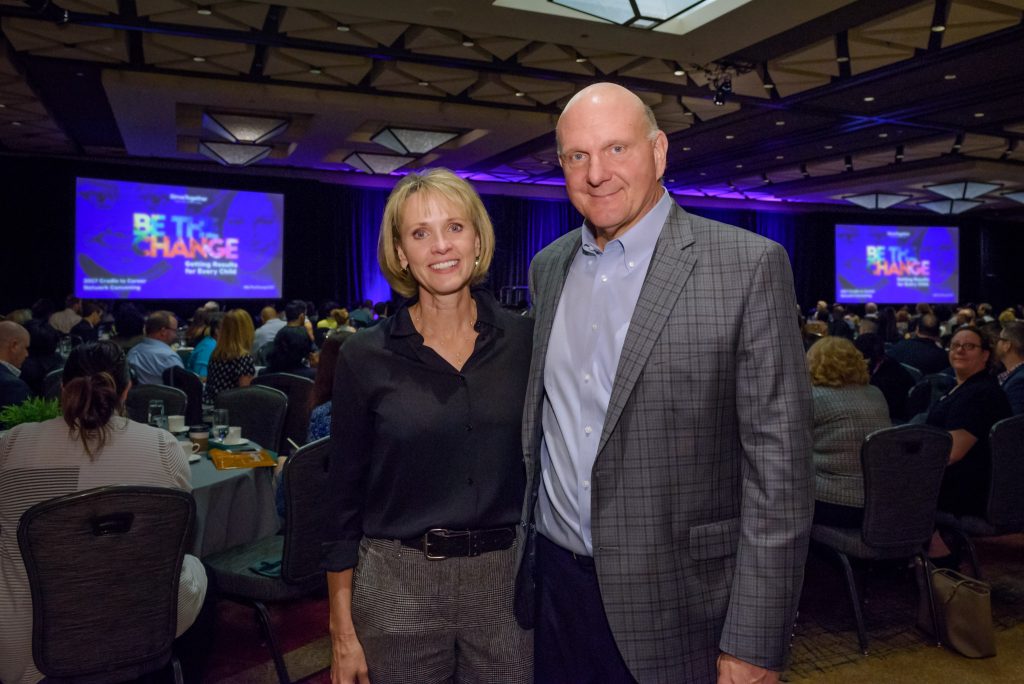 Connie and Steve Ballmer announce major investment in StriveTogether Cradle to Career Network