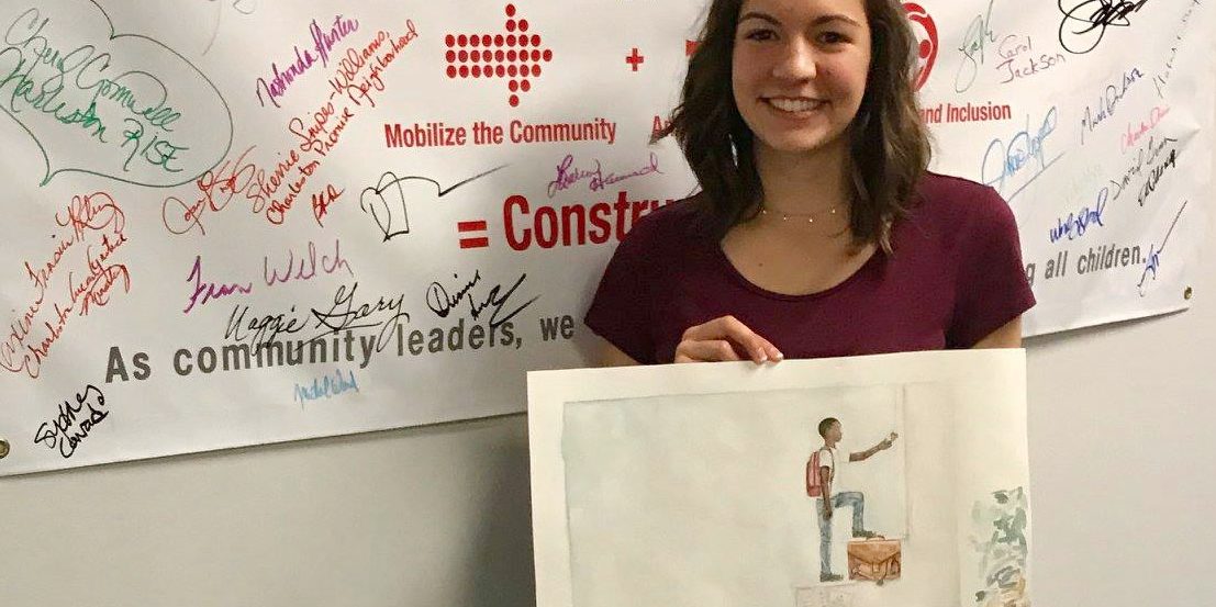 Art Inspires scholarship: Charleston student’s art represents