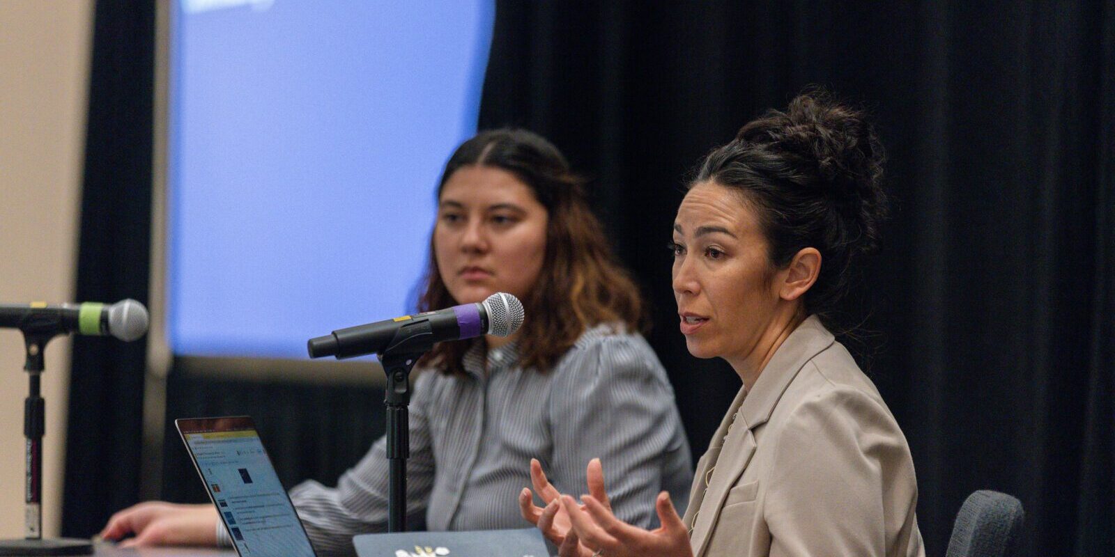 Jen Tolentino speaks at the 2023 StriveTogether Policy Summit